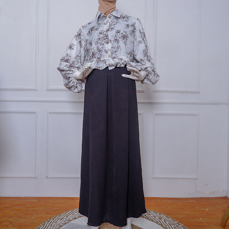 GAMIS PANJANG KATUN + BLAZER