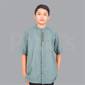 Koko Pands Pria Lengan Pendek Motif Etnik – Elegan, Ringan & Nyaman