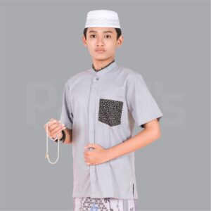 Koko Pands Pria Lengan Pendek Motif Etnik – Elegan, Ringan & Nyaman